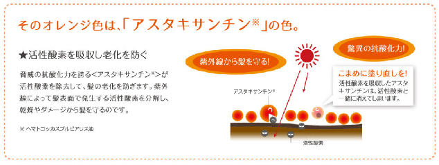 オレンジ色